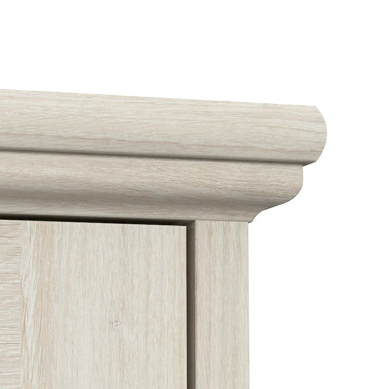 Farmhouse Desk with Hutch and Storage Cabinet