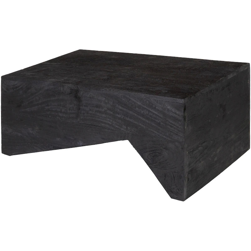 Modern Solid Wood Coffee Table 15H × 39W × 22D Inches