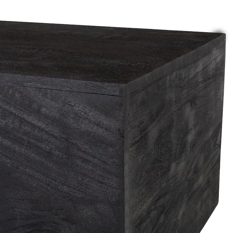 Modern Solid Wood Coffee Table 15H × 39W × 22D Inches