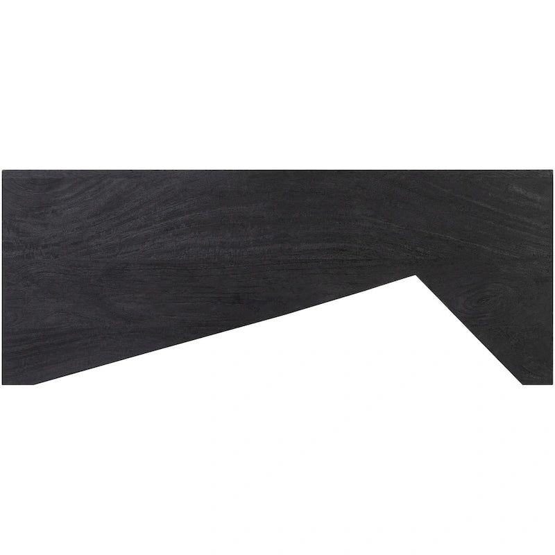 Modern Solid Wood Coffee Table 15H × 39W × 22D Inches