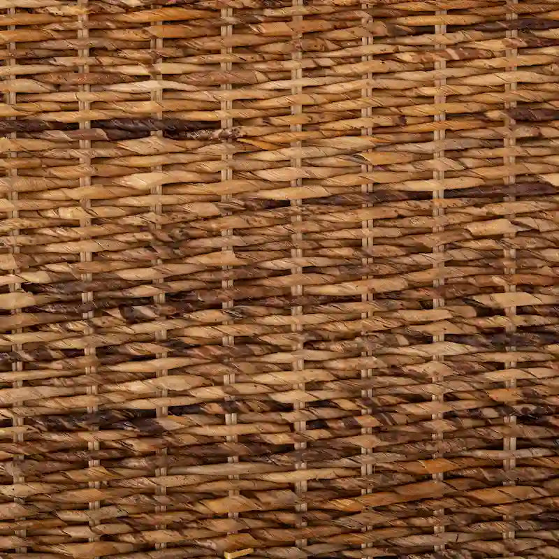 Seduta da ingresso a X in vimini naturale intrecciato a mano, 22x22x20 Inch