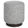 Uttermost Avila Tweed Round Ottoman