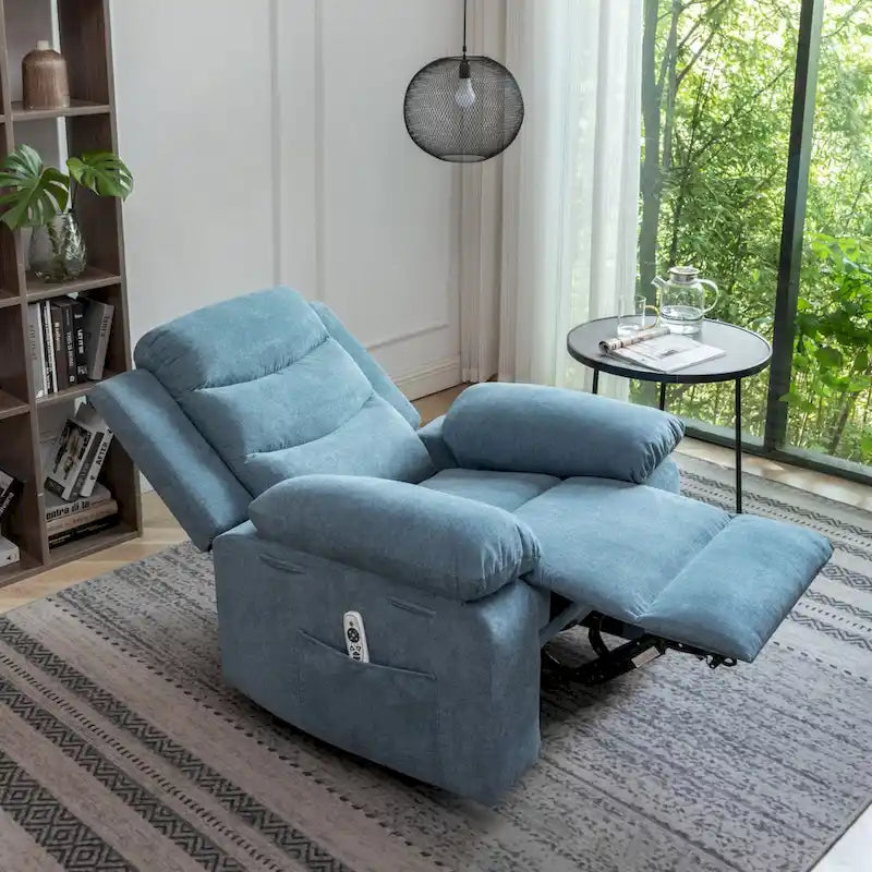 Elektrischer Relaxsessel mit Sitzheizung und verstellbarer Massagefunktion