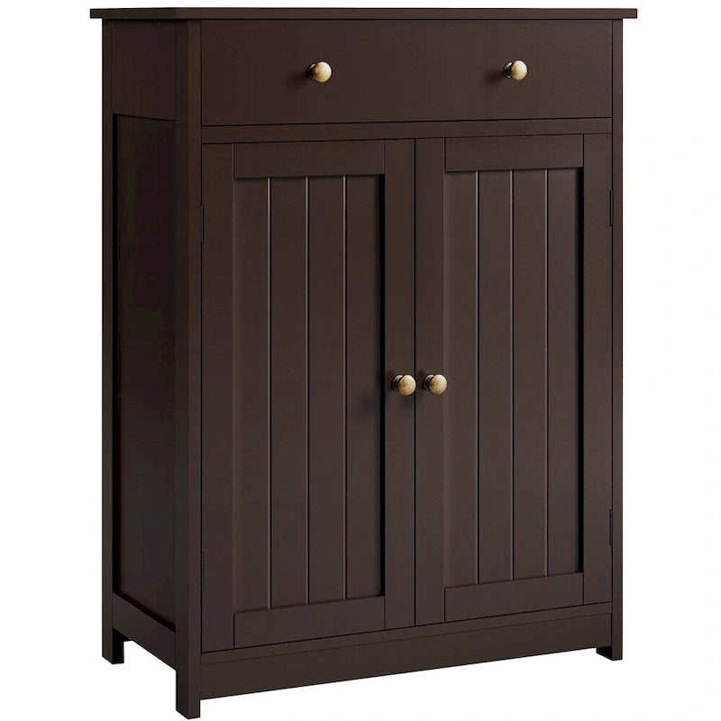Free Standing Bathroom Cabinet with 1 Drawer 2 Doors
