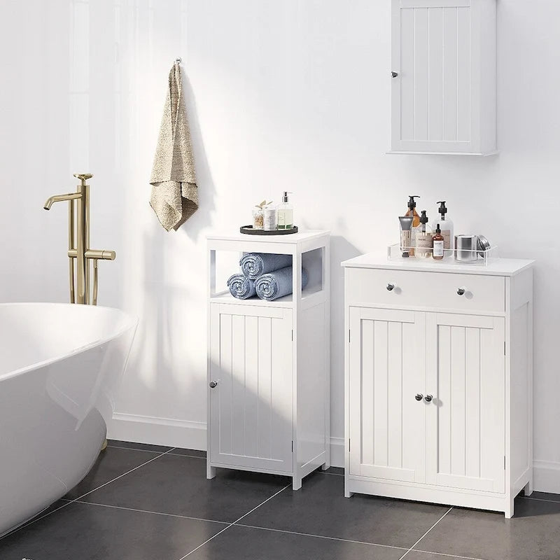 Free Standing Bathroom Cabinet with 1 Drawer 2 Doors
